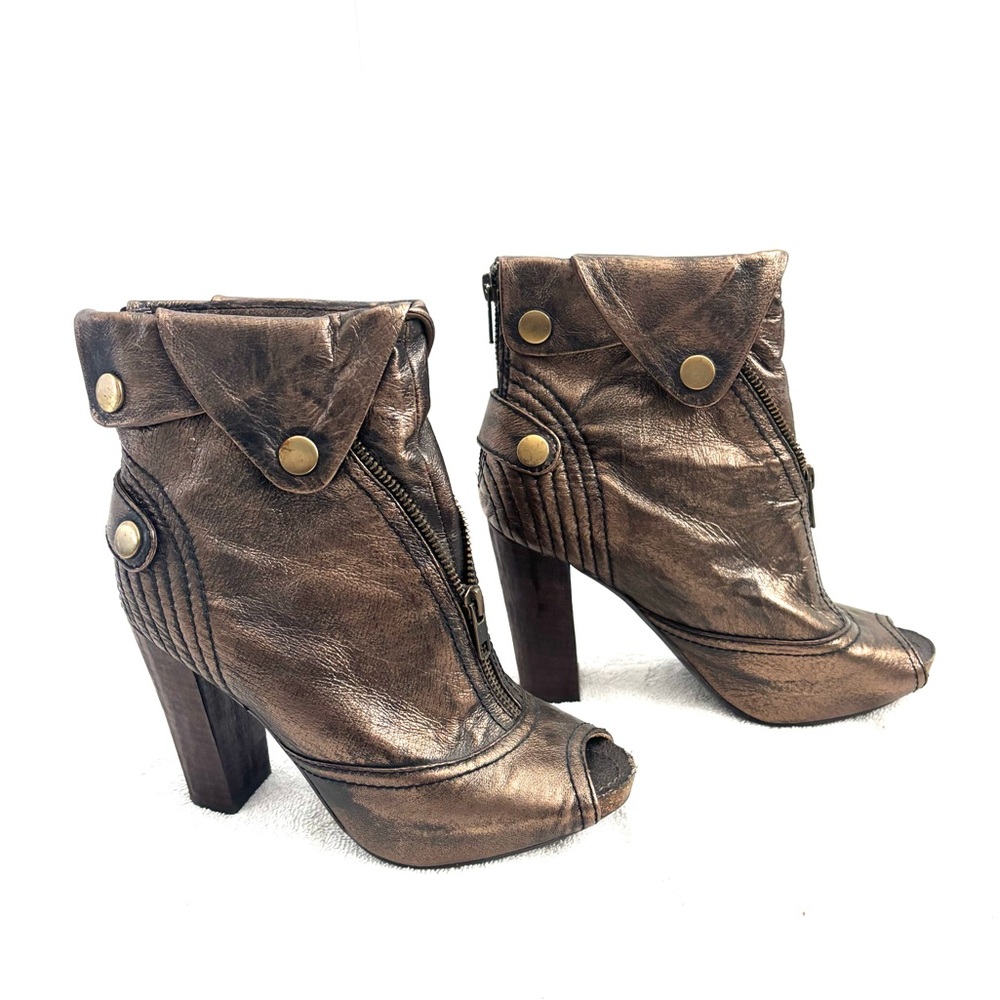 Apepazza Bronze Booties - Picture 6 of 12